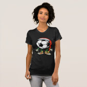 Fußball-Weihnachten T-Shirt (Vorne ganz)