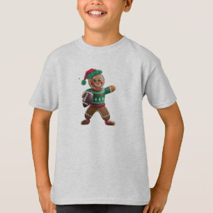 Fußball Weihnachts Lebkuchen Mann Fußball Ugly C T-Shirt