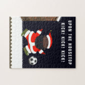 Fußball-Weihnachts-Puzzle Puzzle (Horizontal)