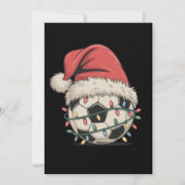 Fußball Weihnachts-Weihnachtsmannmütze Weihnachten (Vorderseite)