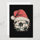 Fußball Weihnachts-Weihnachtsmannmütze Weihnachten (Vorne/Hinten)