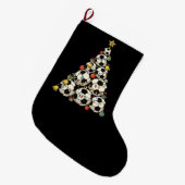 Fußball-Weihnachtsbaum Großer Weihnachtsstrumpf (Vorderansicht (hängend))
