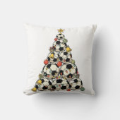 Fußball-Weihnachtsbaum Kissen (Vorderseite)