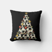 Fußball-Weihnachtsbaum Kissen (Vorderseite)