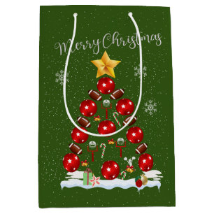 Fußball-Weihnachtsbaum Mittlere Geschenktüte