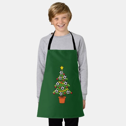 Fußball Weihnachtsbaum Schürze (Getragen)