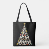 Fußball-Weihnachtsbaum Tasche (Rückseite)