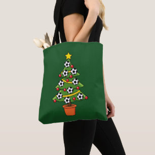 Fußball Weihnachtsbaum Tasche