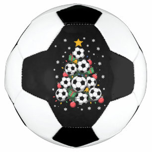 Fußball-Weihnachtsbaum Xmas-Spieler Fußballfan Fußball