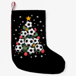 Fußball-Weihnachtsbaum Xmas-Spieler Fußballfan Kleiner Weihnachtsstrumpf