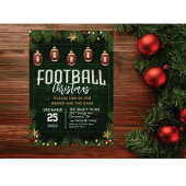 Fußball Weihnachtsessen Party Einladung