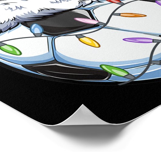 Fußball - Weihnachtsfeier - Fun Soccer X Poster (Ecke)