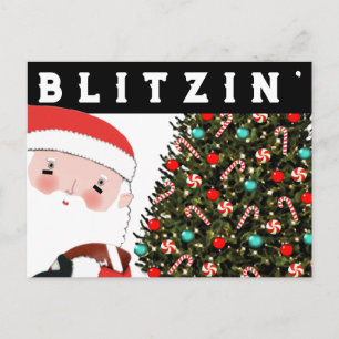 Fußball Weihnachtsfeiertag Postkarte
