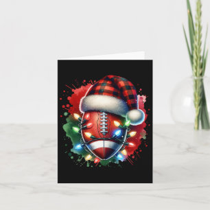 Fußball Weihnachtsfest Weihnachten Weihnachten Wei Karte