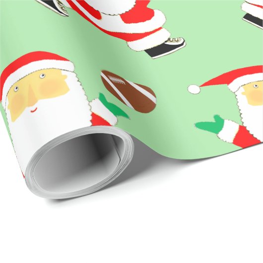 Fußball Weihnachtsgeschenk Geschenkpapier (Rolleneckpunkt)