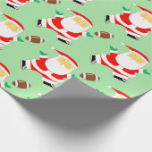 Fußball Weihnachtsgeschenk Geschenkpapier (Ecke)