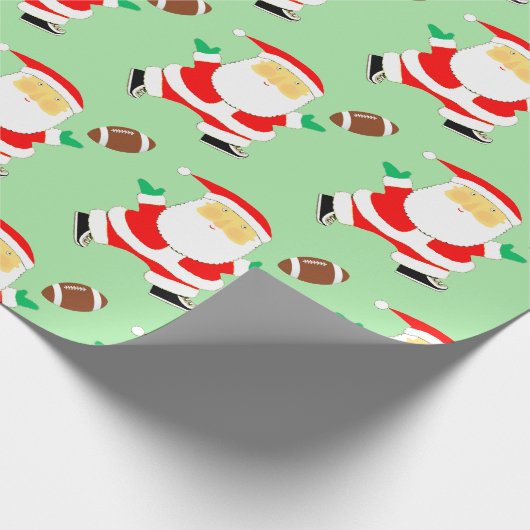 Fußball Weihnachtsgeschenk Geschenkpapier (Ecke)