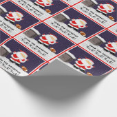 Fußball Weihnachtsgeschenk Geschenkpapier (Ecke)