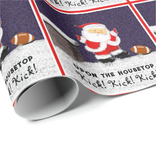 Fußball Weihnachtsgeschenk Geschenkpapier
