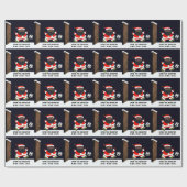 Fußball Weihnachtsgeschenk Geschenkpapier (Flach)