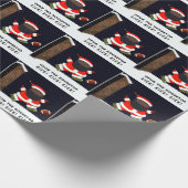 Fußball-Weihnachtsgeschenk Geschenkpapier (Ecke)