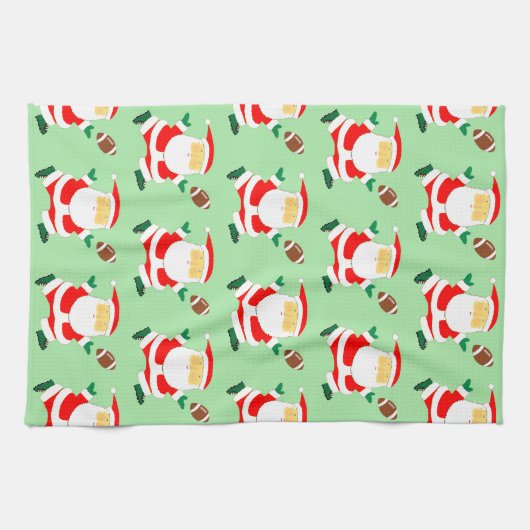 Fußball Weihnachtsgeschenk Geschirrtuch (Horizontal)