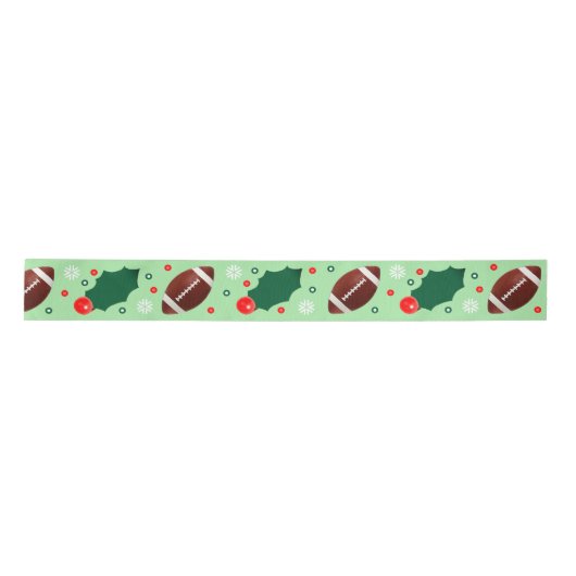 Fußball Weihnachtsgeschenk Satin Ribbon Satinband (Vorderseite)