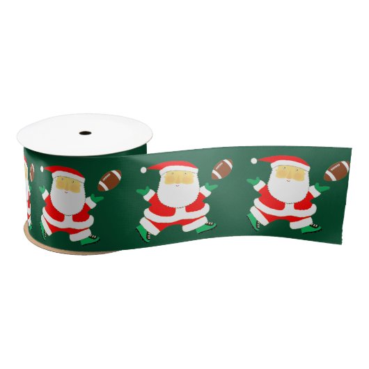 Fußball Weihnachtsgeschenk Satinband (Spule)