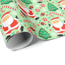 Fußball-Weihnachtsgeschenk-Verpackungspapier