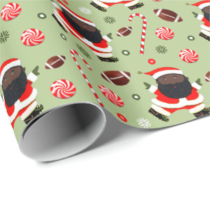 Fußball Weihnachtsgeschenk Wrapping Paper Geschenkpapier