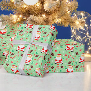 Fußball Weihnachtsgeschenk Wrapping Paper Geschenkpapier