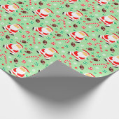 Fußball Weihnachtsgeschenk Wrapping Paper Geschenkpapier (Ecke)