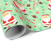 Fußball Weihnachtsgeschenk Wrapping Paper Geschenkpapier (Rolleneckpunkt)