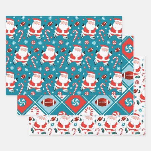 Fußball Weihnachtsgeschenk Wrapping Paper Geschenkpapier Set (Set)