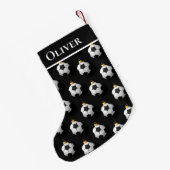 Fußball Weihnachtsgeschenke Name Kleiner Weihnachtsstrumpf (Rückseite (Hängend))