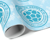 Fußball Weihnachtsgeschenke Wrapping Paper, Gesche Geschenkpapier (Rolleneckpunkt)