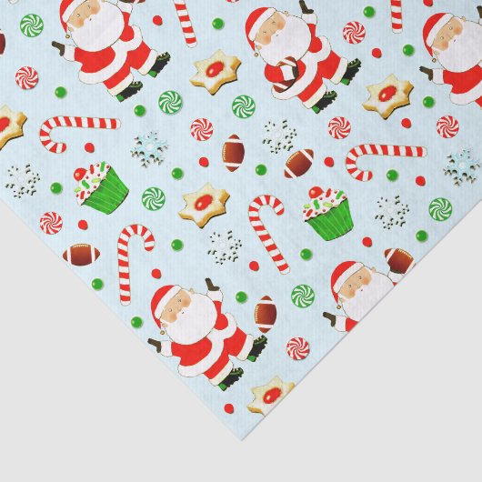 Fußball Weihnachtsgeschenkpapier Seidenpapier (Ausschnitt)