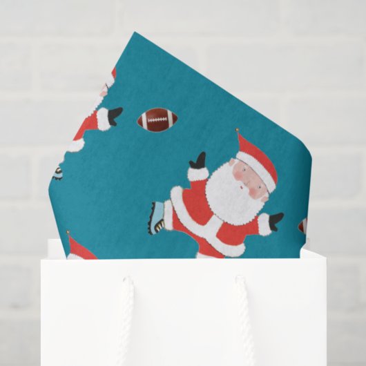 Fußball Weihnachtsgeschenkpapier Seidenpapier (Geschenktüte)