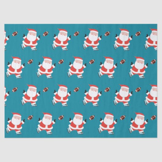 Fußball Weihnachtsgeschenkpapier Seidenpapier (Vorderseite)