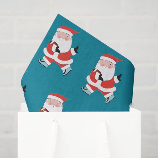 Fußball Weihnachtsgeschenkpapier Seidenpapier (Geschenktüte)