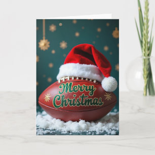 Fußball-Weihnachtskarte Karte