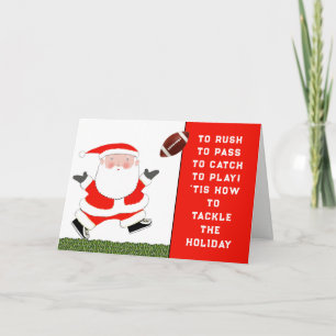 Fußball Weihnachtskarten Feiertagskarte