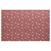 Fußball-Weihnachtsmann auf Rot Stoff (Fat Quarter (45,7 x 55,9 cm))