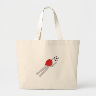 Fußball-Weihnachtsmann Jumbo Stoffbeutel