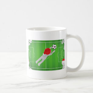 Fußball-Weihnachtsmann Kaffeetasse