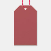 Fußball-Weihnachtsmann MVP der netten Liste Weihna Geschenkanhänger (Rückseite)