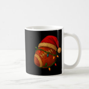 Fußball Weihnachtsmann Weihnachtslichter Xmas Männ Kaffeetasse