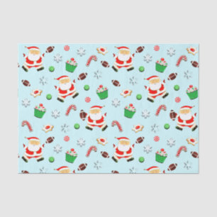 Fußball Weihnachtspapier Seidenpapier