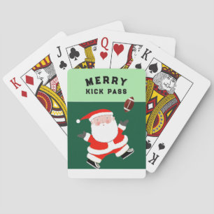 Fußball-Weihnachtsstrumpf-Füller Spielkarten