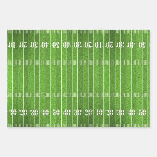 Fußball Weihnachtswrapping Paper Sheets Geschenkpapier Set (Vorderseite 3)
